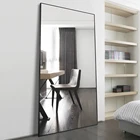 Aluminum Frame Floor stand dressing mirror furniture free standing mirror wholesale bedroom dressing mirror designs