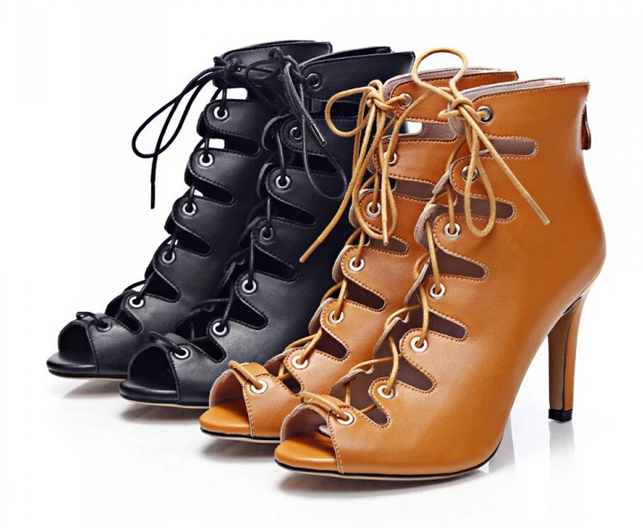 Famous brand women shoes Full Grain Leather high heels shoes Punk sexy casual lady shoes summer sandals free shipping,X0053