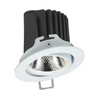 RANZI New Design 7W 12W Warm White Recessed Downlight Aluminum Lamp Body 15degree Mini Led Ceiling Light For Living room