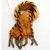 Women Fashion Knitted Mink Fur Scarf/Mink tail knitted scarf