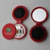 Pocket Hair Brush with Mirror and Sewing kit