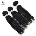 cheap kiki curl 100% real remy vrigin brazilian curly human hair weave extensions