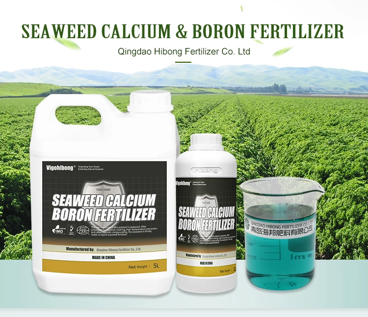 Seaweed Ca & B Fertilizer, Liquid Organic Calcium Boron Fertilizer Organic Fertilizer