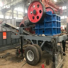High Capacity Low Price Small Mobile Jaw Crusher Used in Road Construction