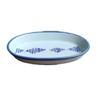 ceramic deep oval plates serving dish cheap dinner plates for restaurant
