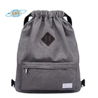 Custom strong lightweight drawstring backpack gym bag