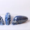 wholesale little carved delicate lapis lazuli crystal skulls with long back