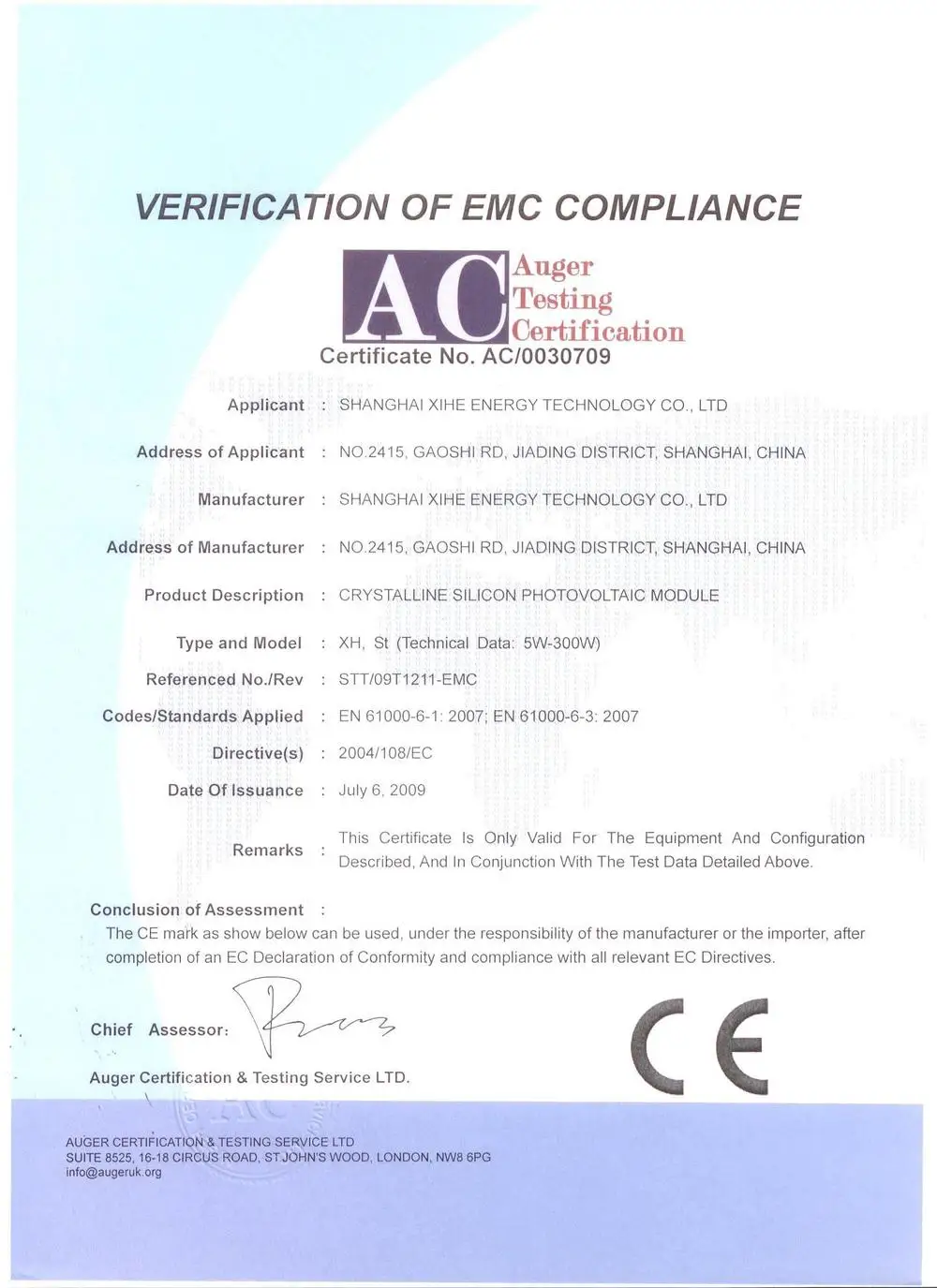 CE 001