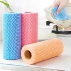 Repeated washing perforated spunlace nonwoven kitch cleaning wipes roll with lint free