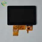 Waterproof customized I2C 5 touch points lcd capacitive 4.3 inch touch screen