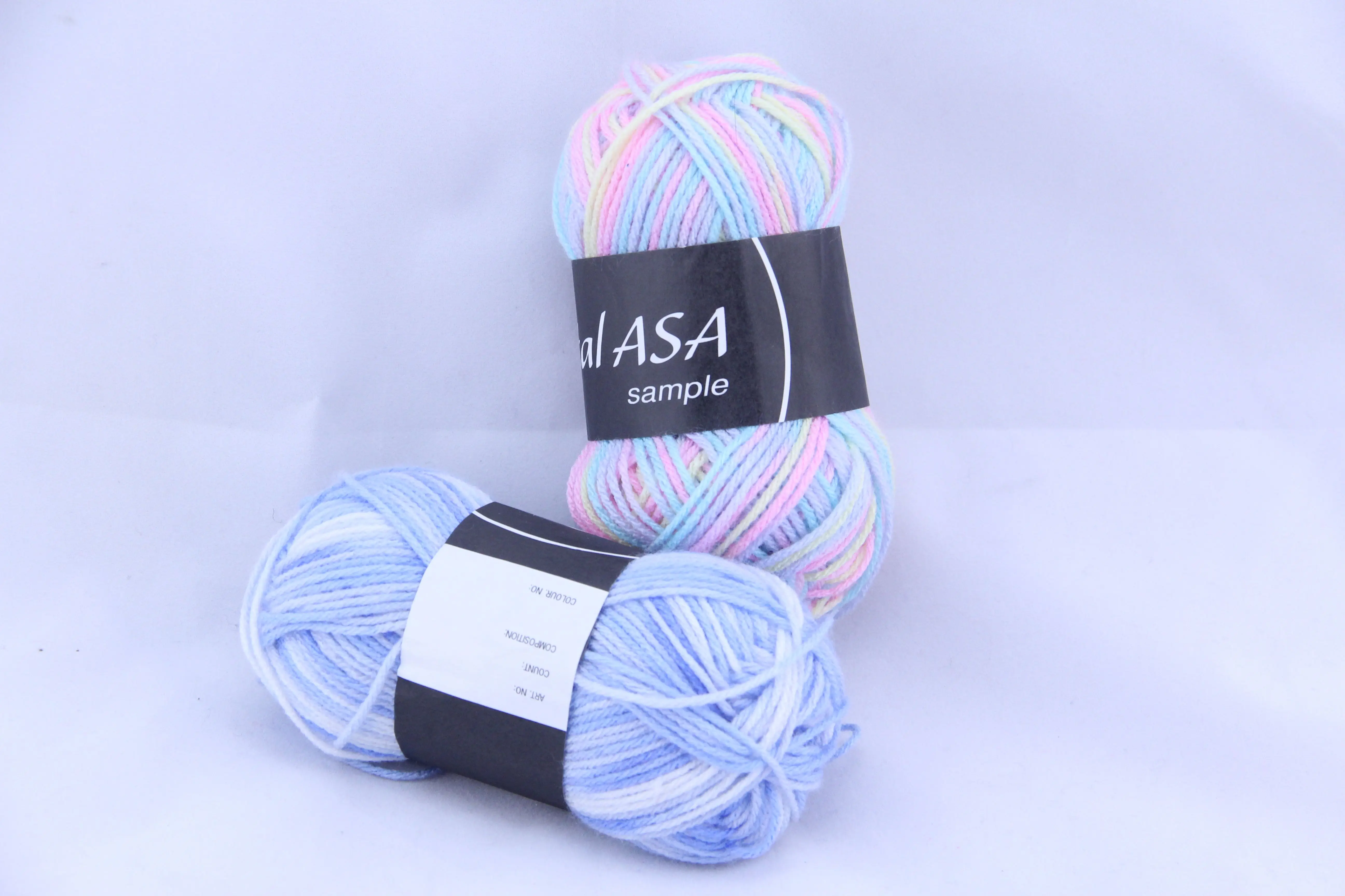 Customized acrylic knitting yarn With Good Service