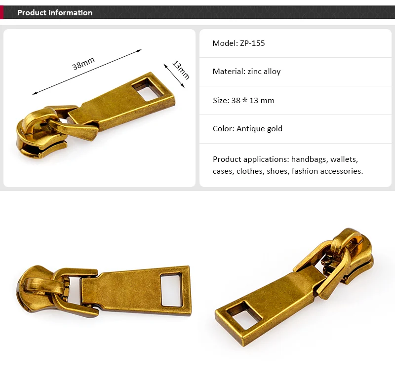 Metal Zip Tag