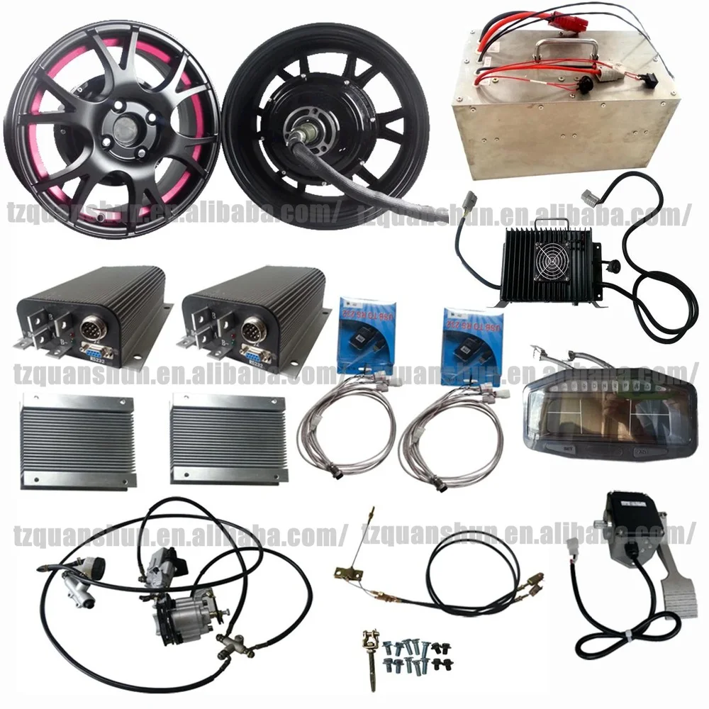 Dual 205 2kw Electric Car Hub Motor Kits 4kw Buy Dual 205 2kw