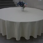 Hotsale 2000*2000 Catering Metal Iron Banquet Dining Folding Table and Chairs Fabric Cover with White Color Patterns