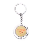 New keychain designs best friends keyring plain metal keychain