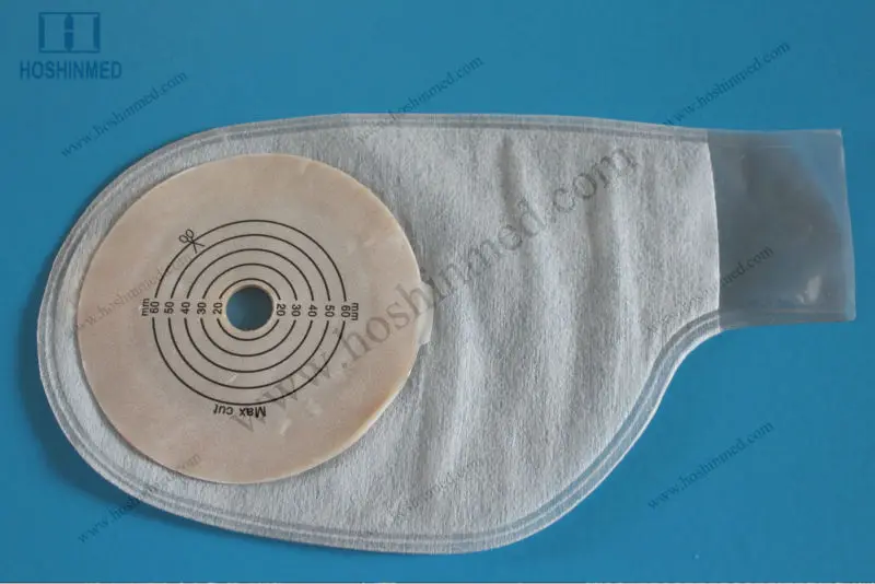 One part / one piece / one system open colostomy bag ostomy Bag