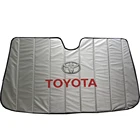 HIGH QUALITY cardboard & NYLON 190T car windshield sun shade