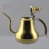 Gold Non-electric Stainless Steel 304 Teapot 1.5L,2.0L Coffee Kettle for Dubai