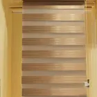 Different kinds of wood pattern fabric zebra roller window blind