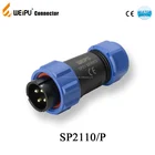 Industrial Threaded Plastic connector series SP2110 Weipu connector Plastic plug weipu sp21 electrical plug ip68