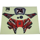 Custom printing die cut sticker cartoon die cut sticker of high quality