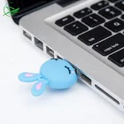 Custom Logo / Shape soft rubber USB Flash Drive as Fashion Accessories