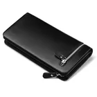 Top grain genuine leather men's wallet business man organizer luxury man wallet new