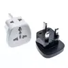 1to2 US/AU/EU to UK Plug Adapter Converter Singapore Household Plugs Wall Power Outlet Sockets with safety door