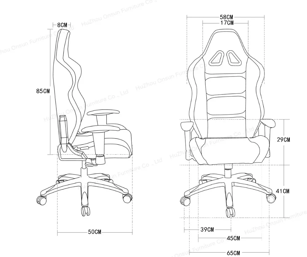 os-7608b 低价高端家具描述游戏网颈部支持 ergonor 行政办公任务椅子