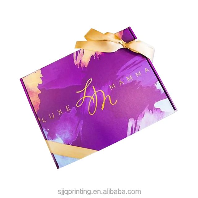 luxury clothing packaging custom printed corrugated box