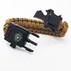 Professional Outdoor Survival Watch Paracord Bracelet Logo Custom Kit Camping & HikingParacord Survival Bracelet Manufacturer