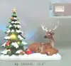 11.5 Inch Christmas Reindeer Statue With LED lights