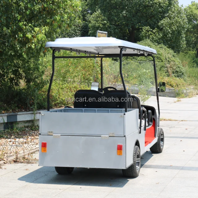 CE Approved 4 seats gasoline cargo golf cart hot sales, Electric Model available