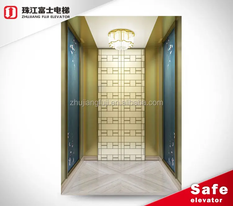Zhujiang fuji elevator passenger elevator hotel elevator lift cabin design
