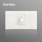 Small 220V 250W Wall LED Light Dimmer Controller Dimmer Switch