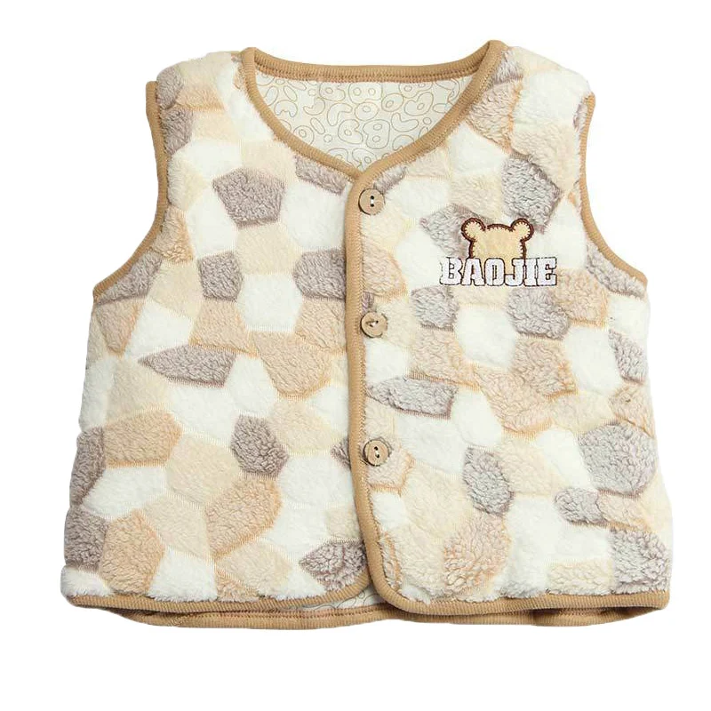 Fiona 2015 Baby Infant Girls Boys Kids New Newborns Winter Fashion Snowsuit Cloak Vest Outerwear Warm Cotton Cardigan