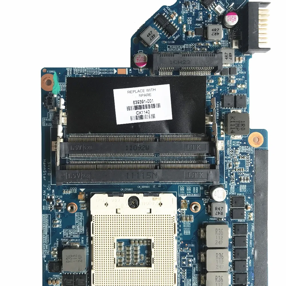 HP Pavilion DV7-3000 G105M//512MB Intel Laptop Motherboard s989 600862-001 B