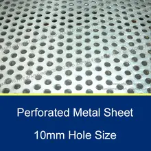 galvanized perforated metal facade 10mm Hole