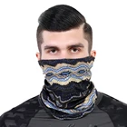Ripply Colorful Custom Neck Tube Elastic Arab Head Scarf For Men
