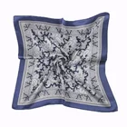 Hot Sale Cheap Satin Scarf Size 21*21cm Plain Square Silk Scarf Satin For Malaysia