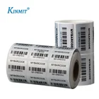 Custom Printed Aluminum Foil PET Sticker Aluminium Foil Barcode Label