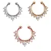 Best Selling Wholesale Body Jewelry Multicolor Crystal Nose Ring For Women