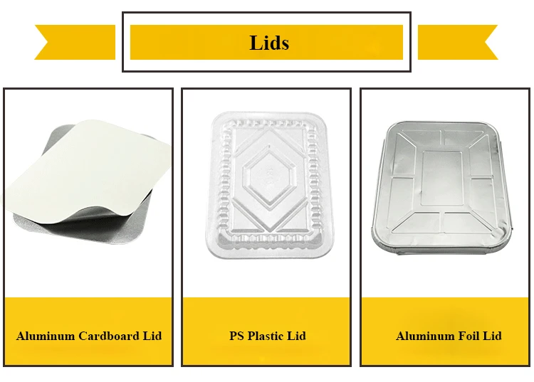 cardboard lid for aluminum foil container