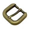 20mm small size zinc alloy casting fashion antique brass finished buckle for decorative narrow women casual belt straps