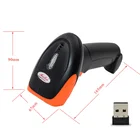 Factory wireless 2d barcode scanner 2.4G 100m distance QR code Data Matrix PDF417 EAN upc code39 scan mobile screen