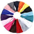 Korean version cotton water drill hair cap fashion high elastic sports headband