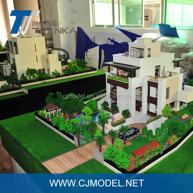 architectural model making , commercial building model with