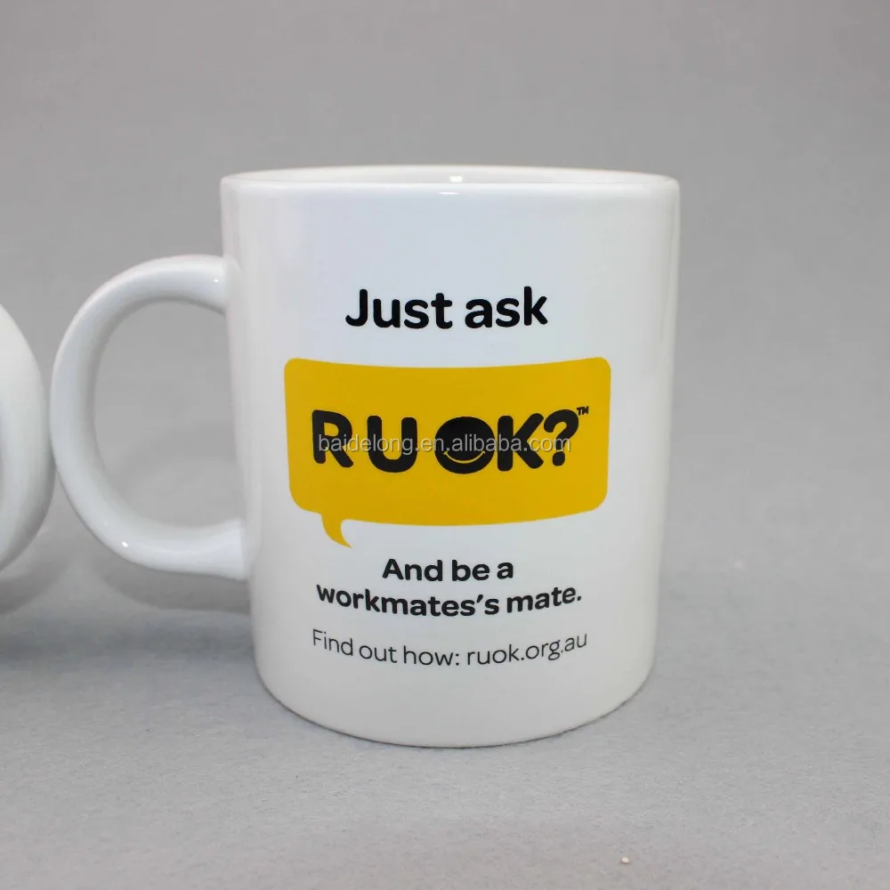 11oz sublimation mugs with gift mug box.