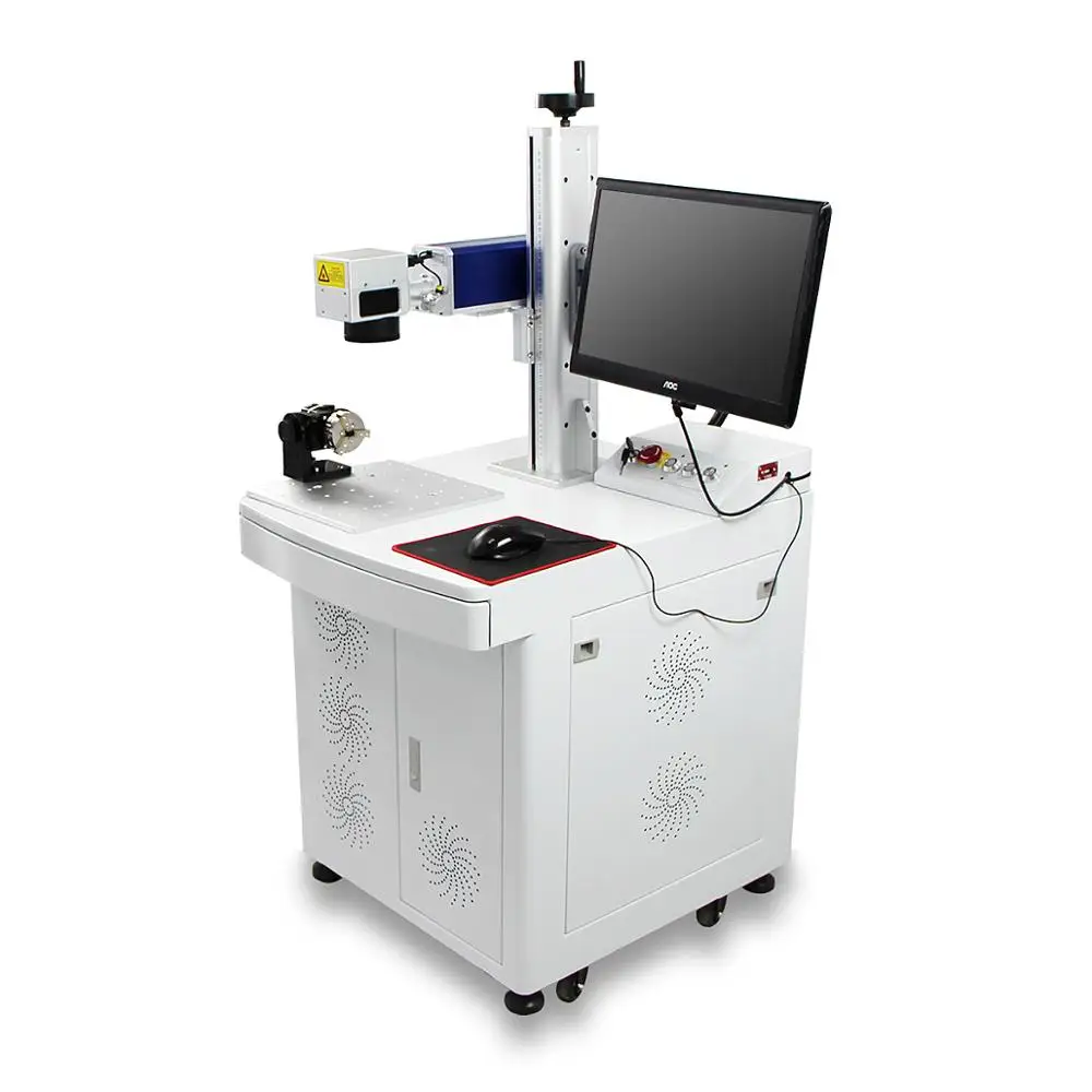 30w Raycus Ipg Laser Marking Machine For Metal Hardware Auto Parts