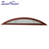 Double glass triangle aluminum fixed small size window fixed office window design with as2047